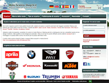 Tablet Screenshot of moto-scarico-shop24.it